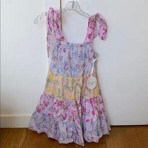 NWT Loveshackfancy Target Jeanne Tiered Dress XXS